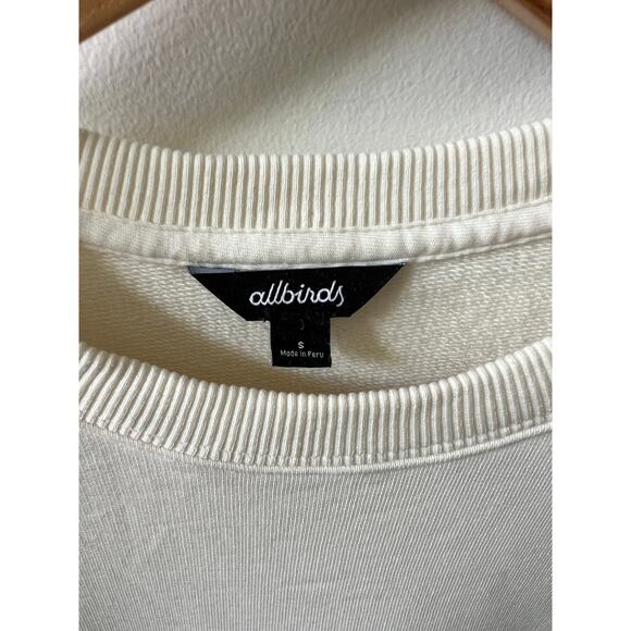Allbirds R&R crewneck sweatshirt size small natural white hemp blend - Picture 3 of 6